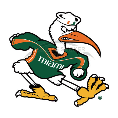 Personal Miami Hurricanes Iron-on Transfers (Wall Stickers)NO.5037